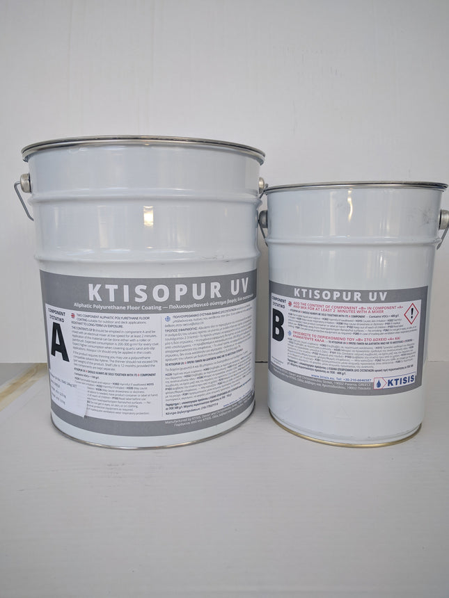 Ktisopur UV- Aliphatic Polyurethane coating for exterior surfaces like floors and rootops