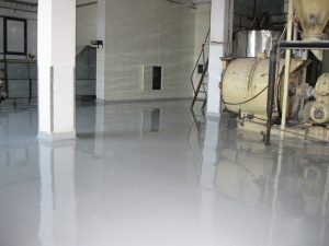 Factory epoxy floor