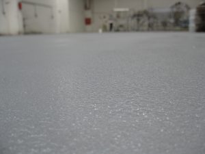 Anti slip epoxy floor with quartz sand